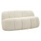 Divano Fisso 2 Posti Bianco Posti a Sedere 2 Materiale Struttura in Legno Nobilitato 82x58x147h cm, Altezza Seduta 40 cm - Alchi