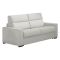 Divano Fisso 2 Posti Grigio Chiaro Sfoderabile Idrorepellente 180x95x100h cm, Lavabile Made in Italy - Vialfre