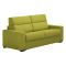 Divano Fisso 2 Posti Verde Sfoderabile Idrorepellente 180x95x100h cm, Lavabile Made in Italy - Vialfre