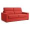 Divano Letto 2 Posti Arancione Sfoderabile Contenitore 180x95 cm, di Apertura a Ribalta Made in Italy - None
