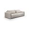 Divano Letto 2 Posti Bianco Contenitore di Apertura a Libro 240x105 cm, Reclinabile - Erbezzo
