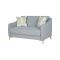 Divano Letto 2 Posti Grigio Chiaro Contenitore 142x90 cm, Lavabile - Propata
