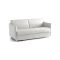 Divano Letto 2 Posti Grigio Chiaro Sfoderabile Contenitore 160x95 cm, di Apertura a Ribalta Made in Italy - Follina