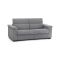 Divano Letto 2 Posti Grigio Sfoderabile Contenitore 205x95 cm, di Apertura a Ribalta Made in Italy - Brusasco