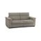 Divano Letto 2 Posti Grigio Tortora Sfoderabile Contenitore 205x95 cm, di Apertura a Ribalta Made in Italy - Brusasco
