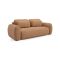 Divano Letto 3 Posti Arancione Contenitore di Apertura a Libro 266x121 cm, Reclinabile - Sessame