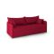 Divano letto 3 posti Avellana, 205x86 h80 cm, Rosso