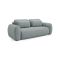 Divano Letto 3 Posti Grigio Cenere Contenitore di Apertura a Libro 266x121 cm, Reclinabile - Sessame