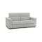 Divano Letto 3 Posti Grigio Chiaro Sfoderabile Contenitore 225x95 cm, Lavabile Made in Italy - Nus