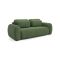 Divano Letto 3 Posti Verde Contenitore di Apertura a Libro 266x121 cm, Reclinabile - Sessame