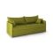 Divano Letto 3 Posti Verde Sfoderabile Lavabile 205x86 cm, Idrorepellente Letto Estraibile Made in Italy - Avellana