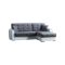 Divano letto angolare bianco e grigio 246x160cm - Argos