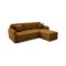 Divano Letto con Penisola Marrone Contenitore Reversibile 245x185 cm, Reclinabile - Ranco