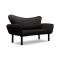 Divano letto design nero 140x65cm - Hone