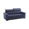 Divano letto in legno massello blu 220x95cm - Action