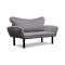 Divano letto in metallo grigio 140x65cm - Hone