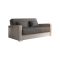 Divano letto matrimoniale beige e grigio 230x96cm - Arix