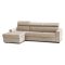 Divano letto reclinabile beige 280x95cm - Alibabah