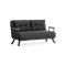 Divano letto reclinabile grigio cenere 133x78cm - Calvin
