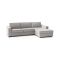 Divano letto sfoderabile grigio 260x95cm - Afar