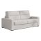 Divano letto sfoderabile grigio chiaro 180x95cm - None