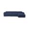 Divano modulare blu 340x170x70h cm - Asvaldo