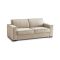 Divano sfoderabile beige 200x95x90h cm - Eletta