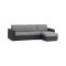 Divano sfoderabile grigio e antracite 280x95x90h cm - Atos