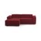 Divano sfoderabile rosso 240x170x70h cm - Assurte