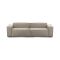Divano sfoderabile tortora 260x95x70h cm - Argo