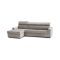 Divano sfoderabile tortora 260x95x85h cm - Aryaly