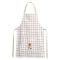 Grembiule Cucina Bianco Rosso Lavabile in Lavatrice si 30° Colore Struttura Rosso, - Palitoba