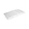 Guanciale Alloro, Made in Italy, 70x39 h10 cm, Bianco