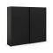 Guardaroba 10 ripiani nero 242x220h cm - Kauri