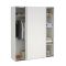 Guardaroba 2 ante- bianco ante scorrevoli 178x220h cm - Gomer
