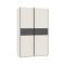 Guardaroba 2 Ante Beige Cashmere Nero Antracite 2 Ripiani Appendiabiti 120x204h cm, 2 Ante - Maba