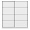 Guardaroba 2 Ante Bianco Appendiabiti 5 Ripiani 180x190h cm, Apertura Scorrevole - Cuvio