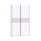 Guardaroba 2 Ante Bianco Beige Cashmere 2 Ripiani Appendiabiti 120x204h cm, 2 Ante - Maba