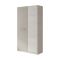 Guardaroba 2 ante bianco e marrone 90x200h cm - Alpine