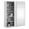 Guardaroba 2 ante bianco lucido 182x220h cm - Taxus