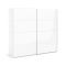 Guardaroba 2 ante bianco lucido 242x220h cm - Kauri