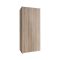 Guardaroba 2 Ante Marrone Rovere Appendiabiti un Ripiano 80x177h cm, 2 Ante - Istrana