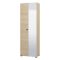 Guardaroba 2 Ante Marrone Rovere Marrone Appendiabiti 3 Ripiani 64x194h cm, 2 Ante - Azzano