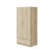 Guardaroba 2 Ante Marrone Rovere un Cassetto un Ripiano 80x170h cm, Appendiabiti - Budoia