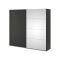 Guardaroba 2 ante nero 242x220h cm - Tobie