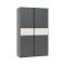 Guardaroba 2 Ante Nero Antracite Beige Cashmere 2 Ripiani Appendiabiti 120x204h cm, 2 Ante - Maba