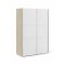 Guardaroba 2 ante quercia e bianco 147x220h cm - Almese