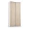 Guardaroba 2 ante rovere e bianco 90x195h cm - Alaysia
