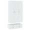 Guardaroba 3 ante bianco 110x214h cm - Randazzo