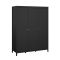 Guardaroba 3 ante nero 150x199h cm - Conti